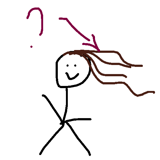 Hair drawing by grou