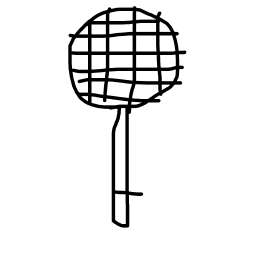 Badminton drawing by juju