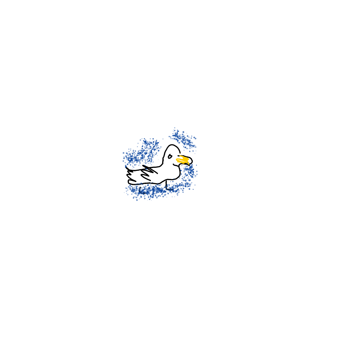 Duck drawing by sea-wave-artist