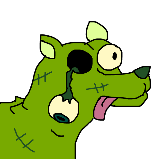 Zombie Dog drawing by mikl pickle