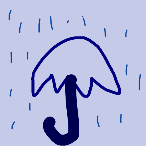 Umbrella drawing by jester