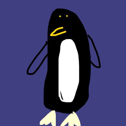 Penguin drawing by grou