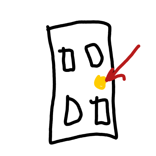 Doorknob drawing by DannyC