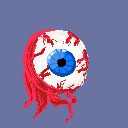 Eyeball drawing by gummy squirm