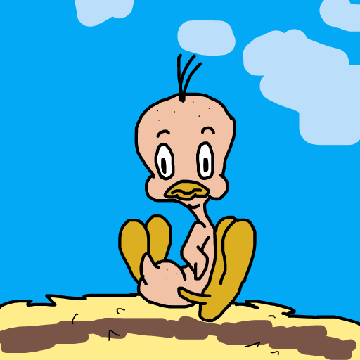Tweety drawing by knoxy