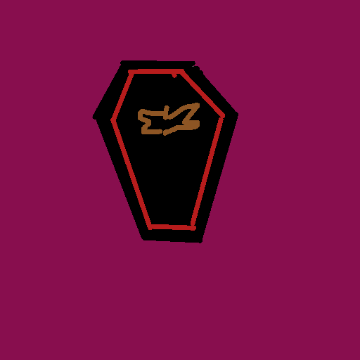 Coffin drawing by color-olive-web