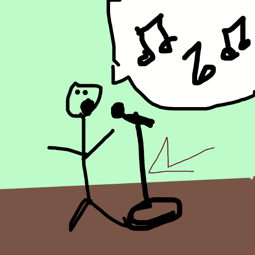Mic Stand drawing by nice-draw-designer