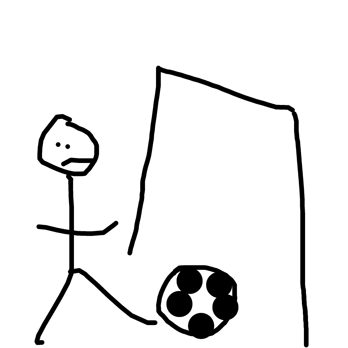 Soccer drawing by mat