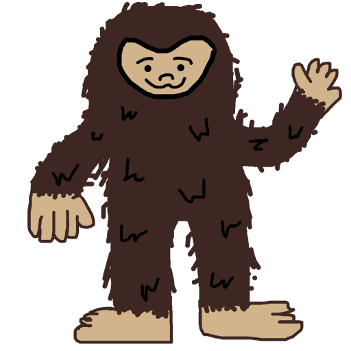 Bigfoot drawing by monthra
