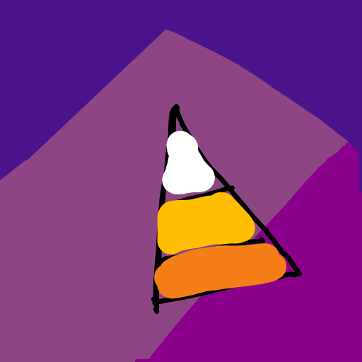 Candy Corn drawing by sun-rose-drive