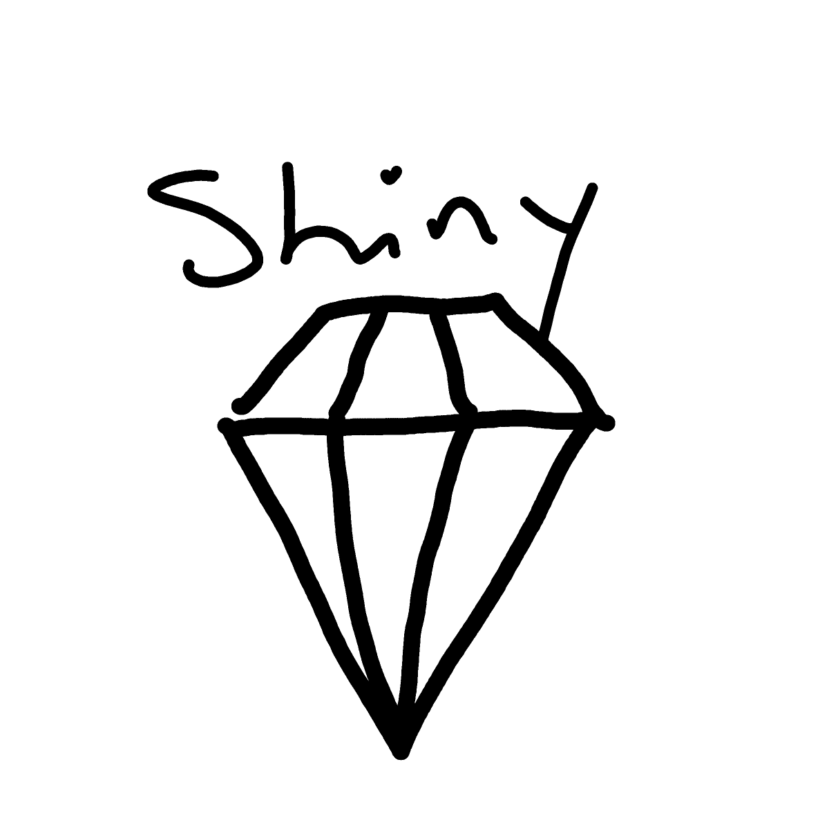 Diamond drawing by deep-free-eye