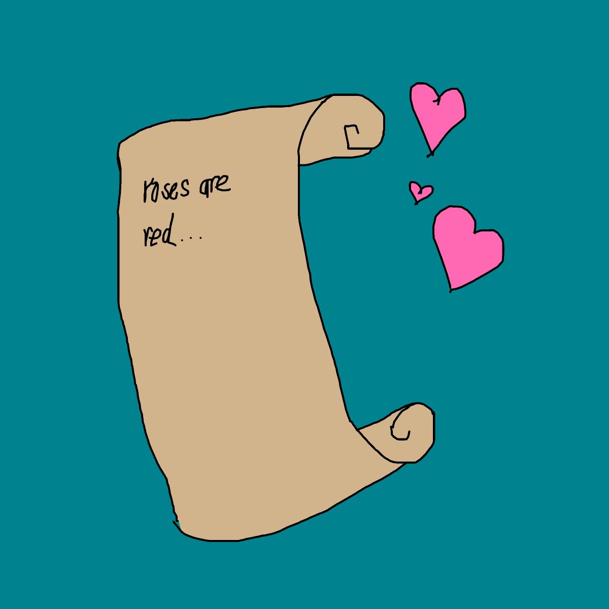 Poem drawing by krissywissy