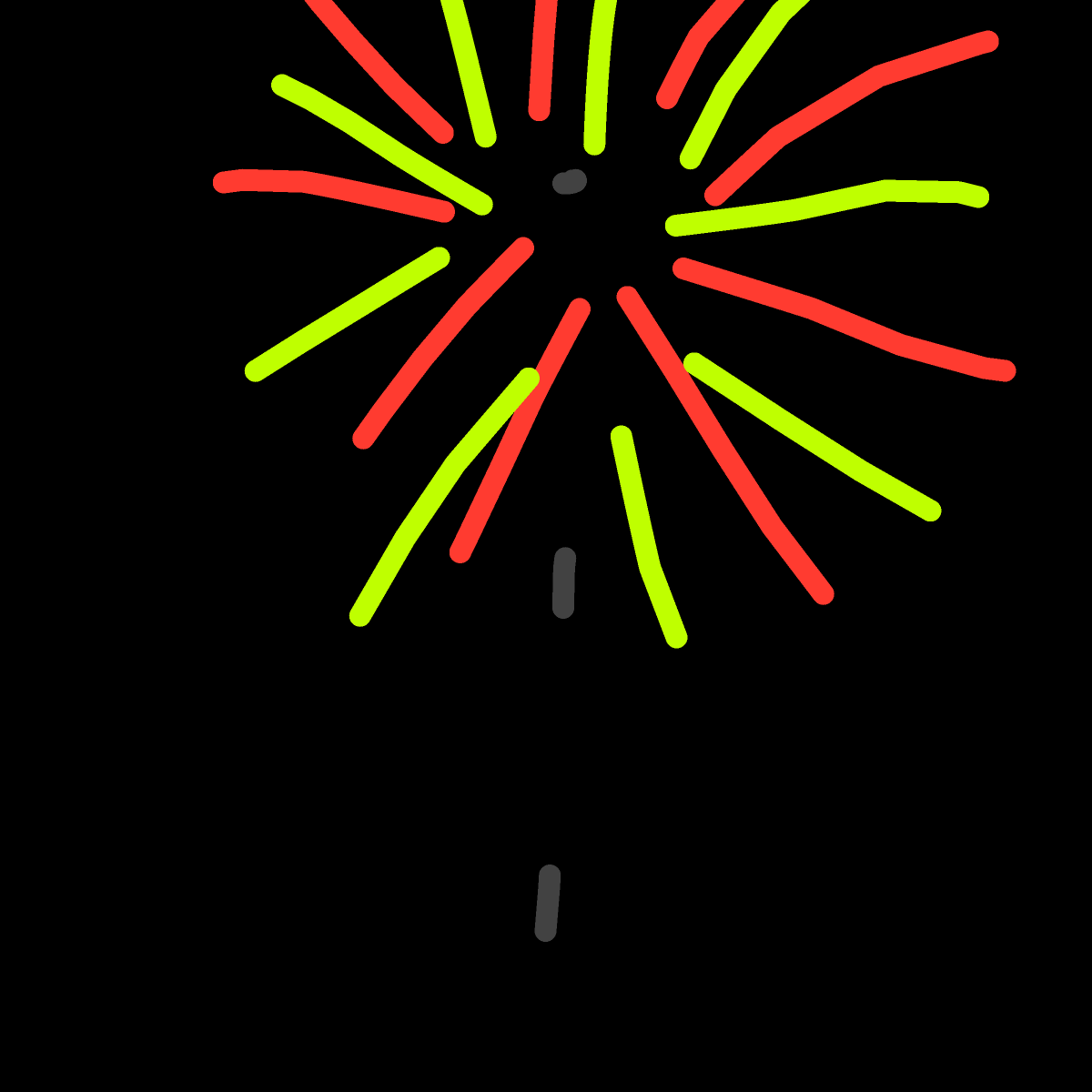 Firework drawing by Marcos