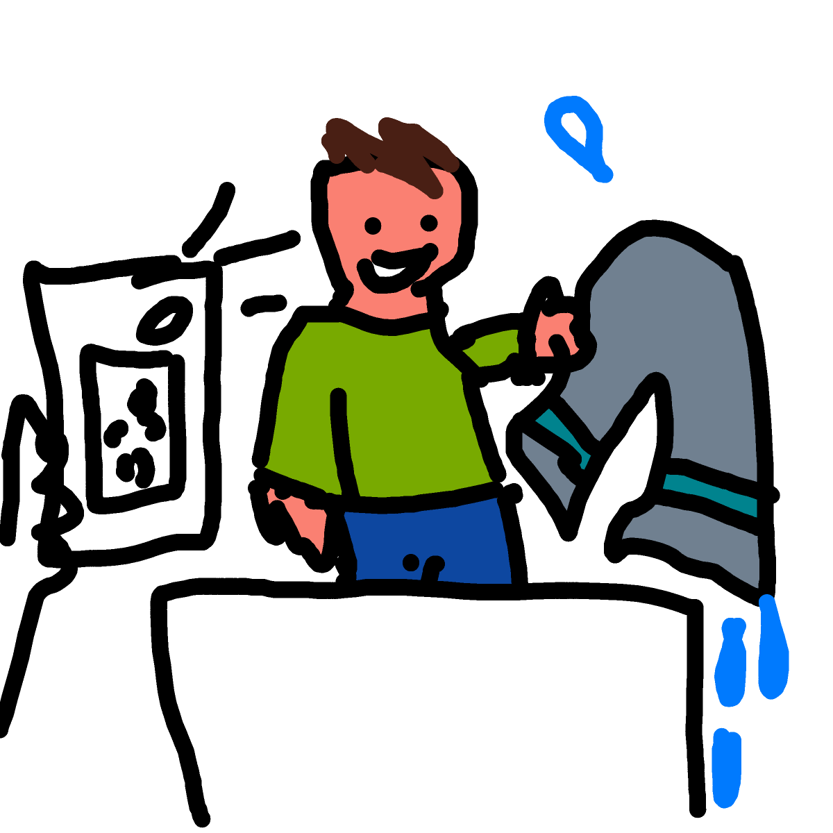 Arnoud Tutor drawing by Timmie
