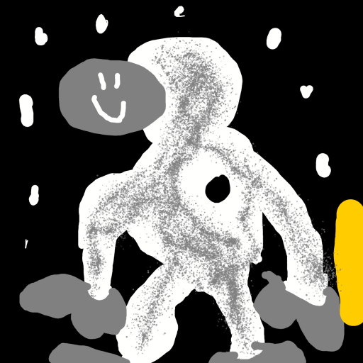 Astronaut drawing by Bri3