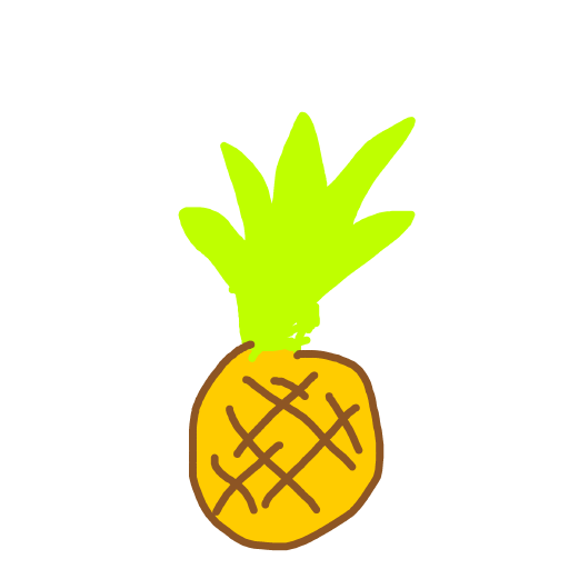 Pineapple drawing by aqua-hyper-doodler