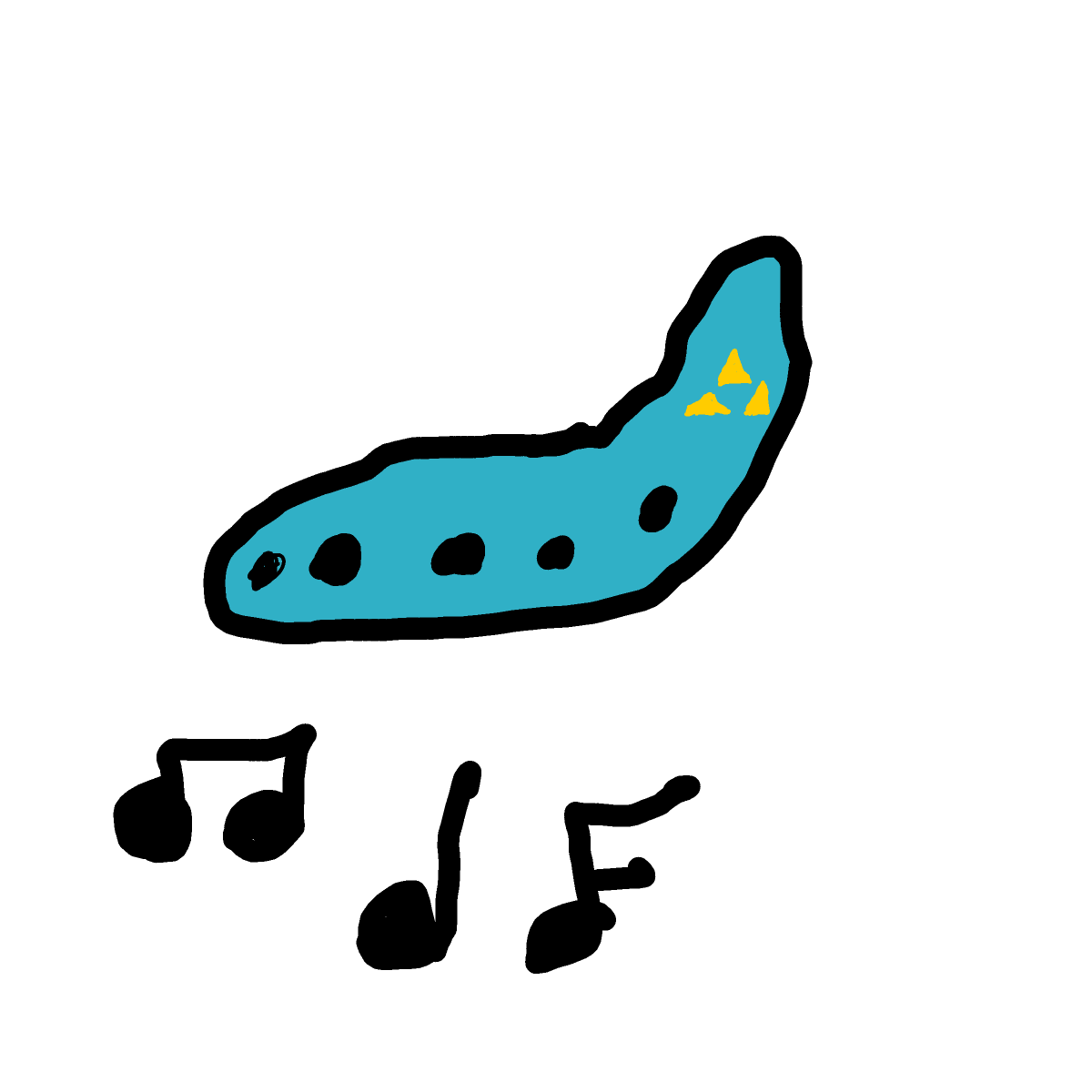 Ocarina drawing by xxforbiddenfaexx