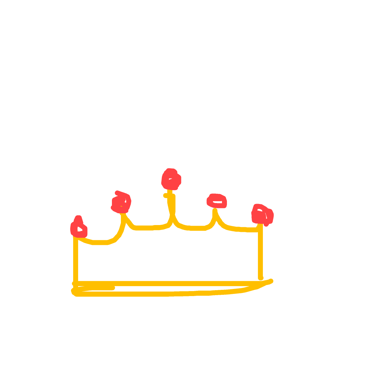 Crown drawing by oxox