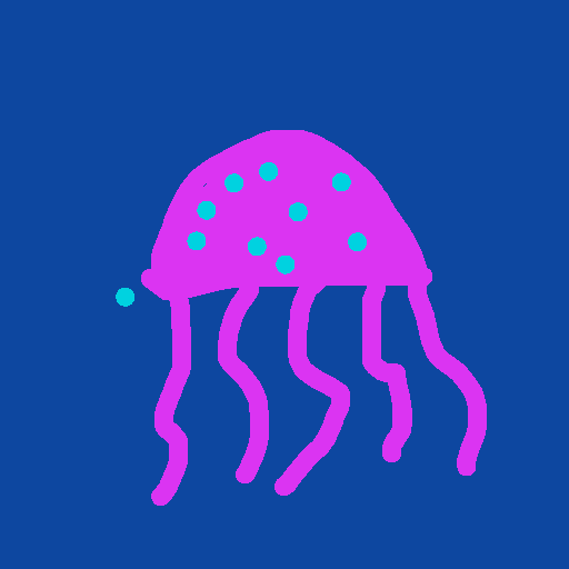 Jellyfish drawing by light-wild-tower