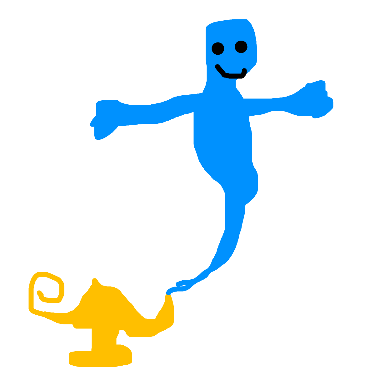 Genie drawing by rust-true-valor