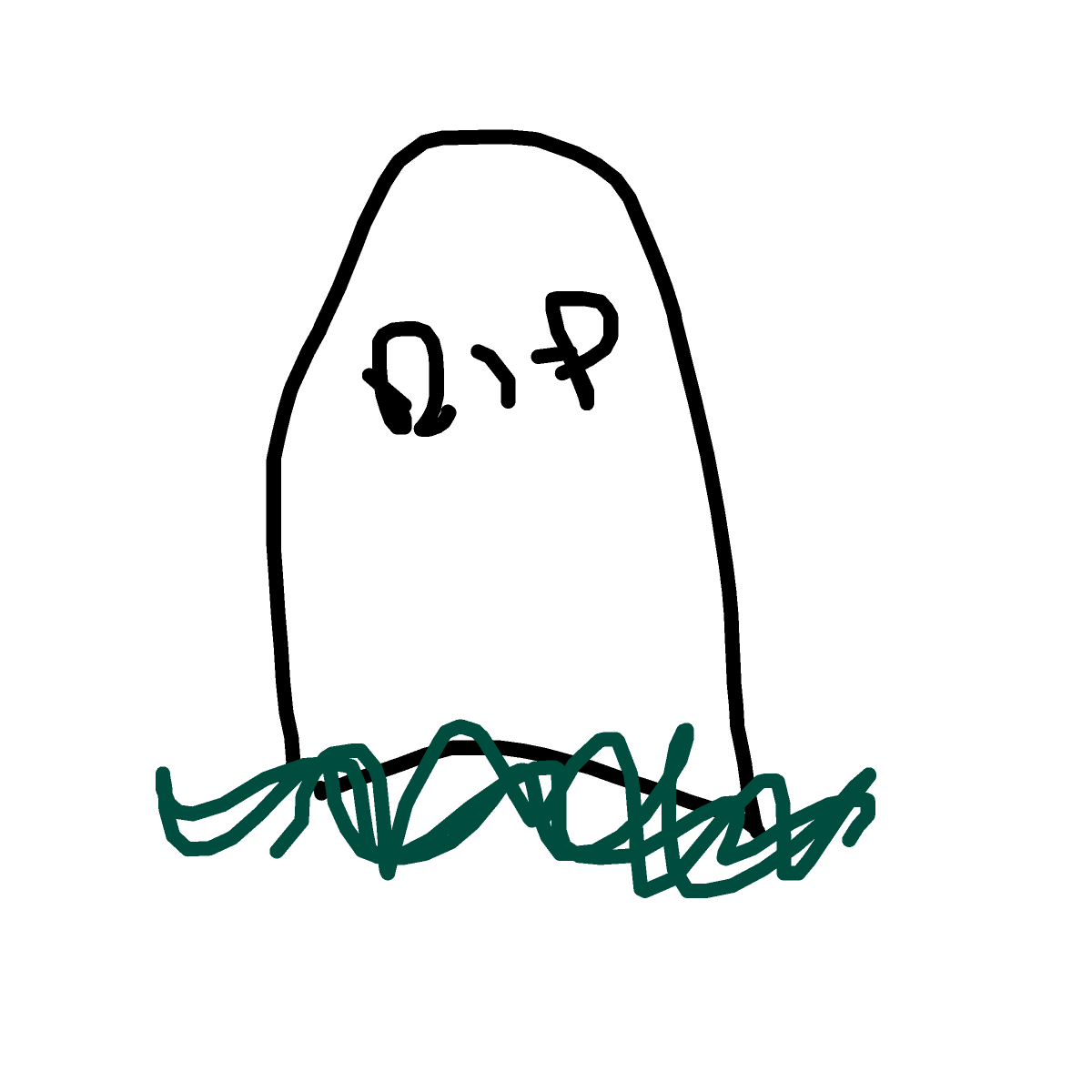 Gravestone drawing by plum-clay-tower