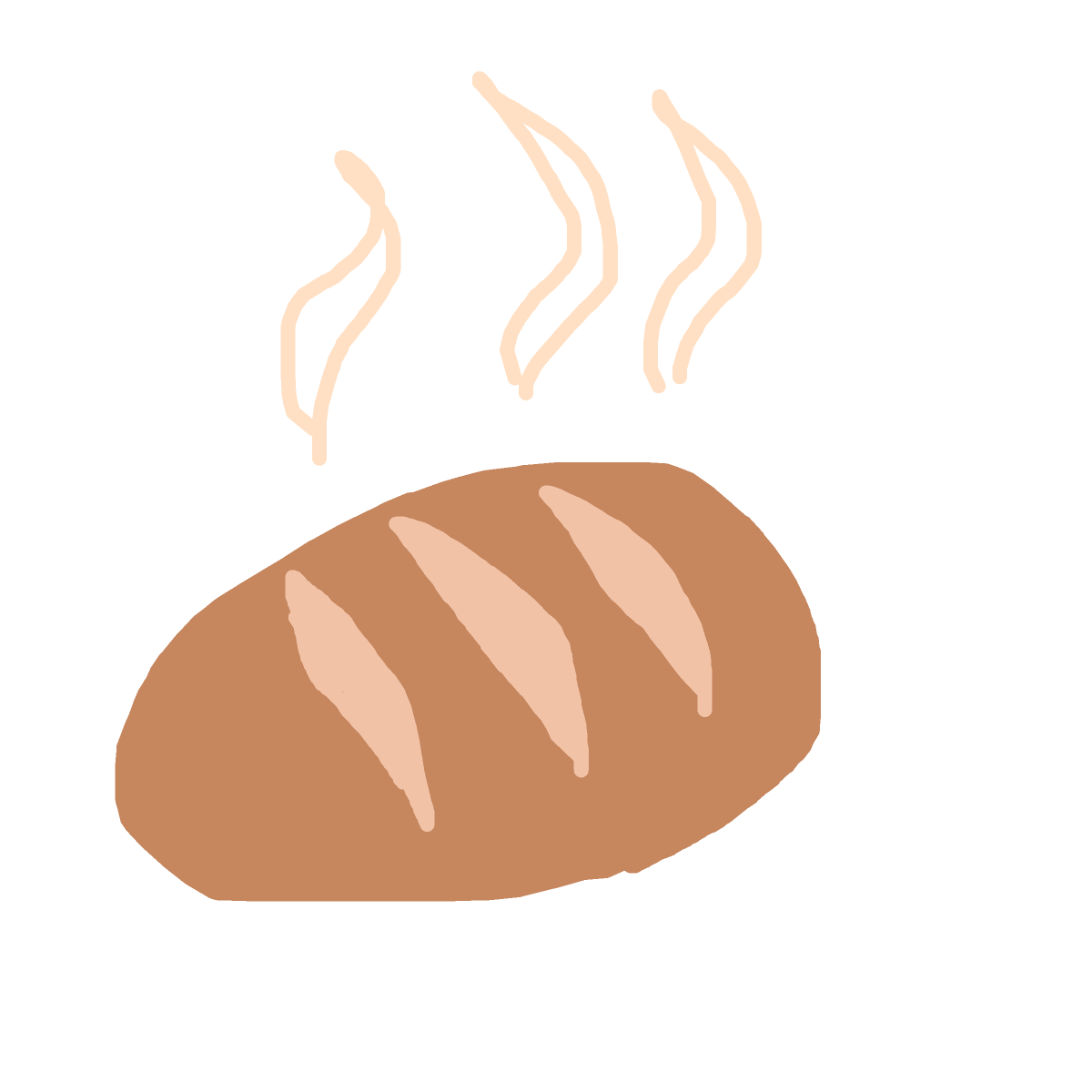 Bread drawing by ami-loves-doodles
