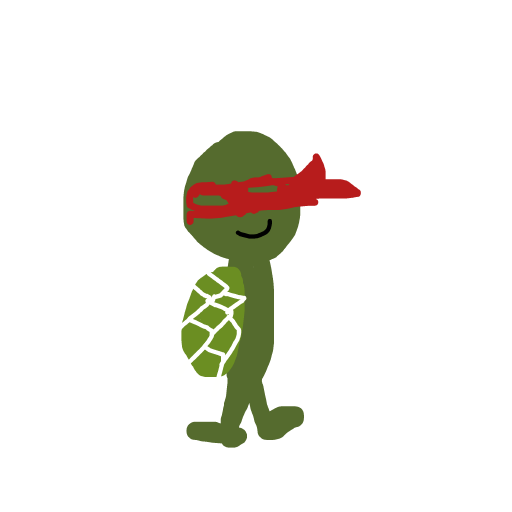 Ninja Turtle drawing by pixel-brush-skill
