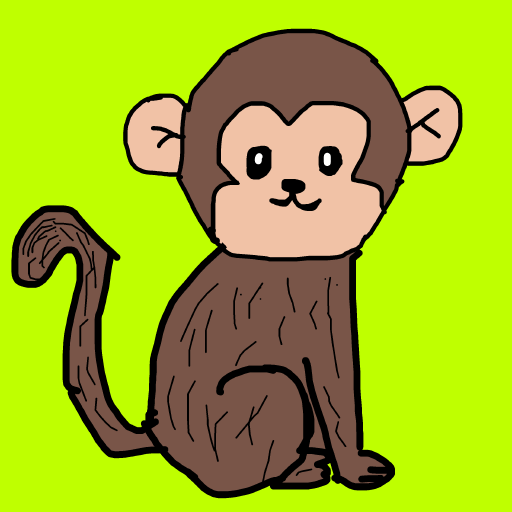 Monkey drawing by dan