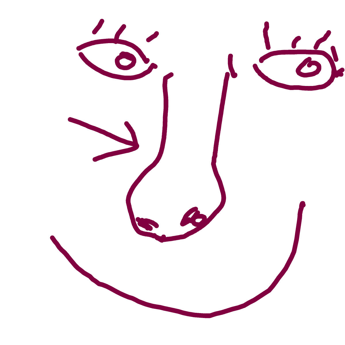 Nose drawing by coal-mild-peace