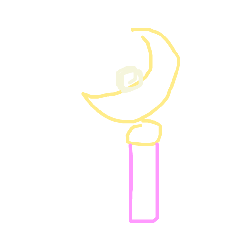Moon Stick drawing by honey crisp