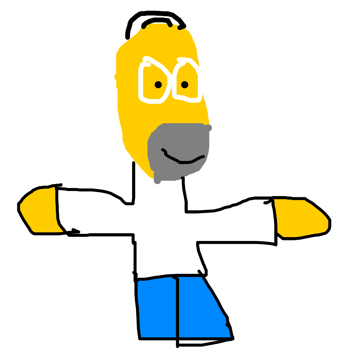 Homer drawing by rose