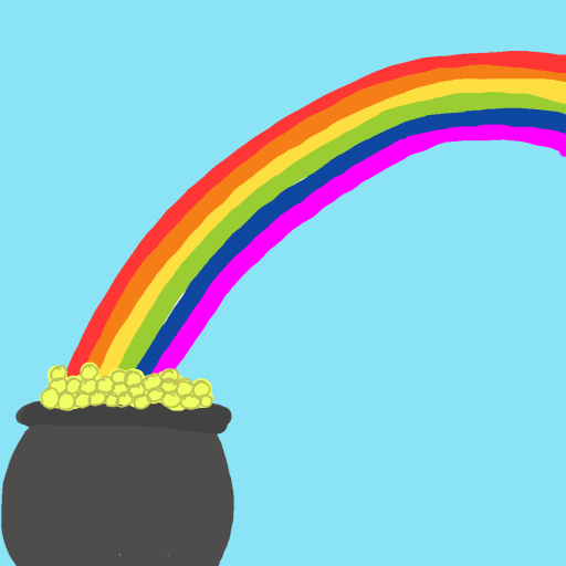 Pot of Gold drawing by real-paint-designer