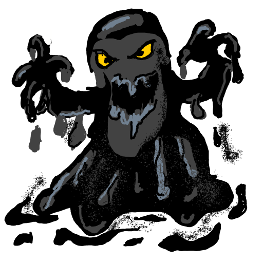 Tar Monster drawing by manders