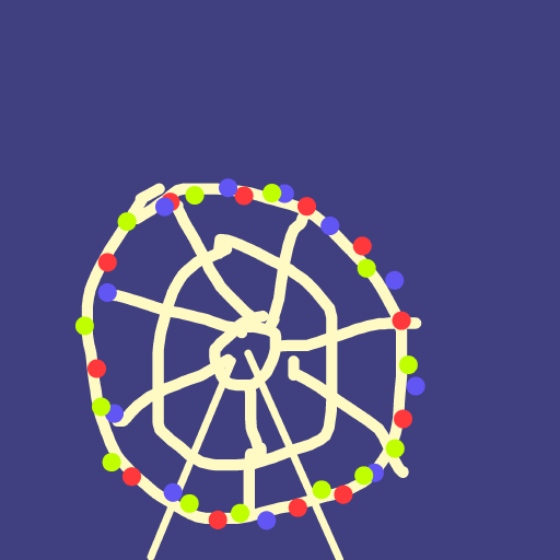 Ferris Wheel drawing by dark-clear-force