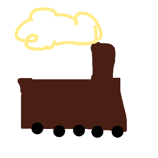 Train drawing by grou