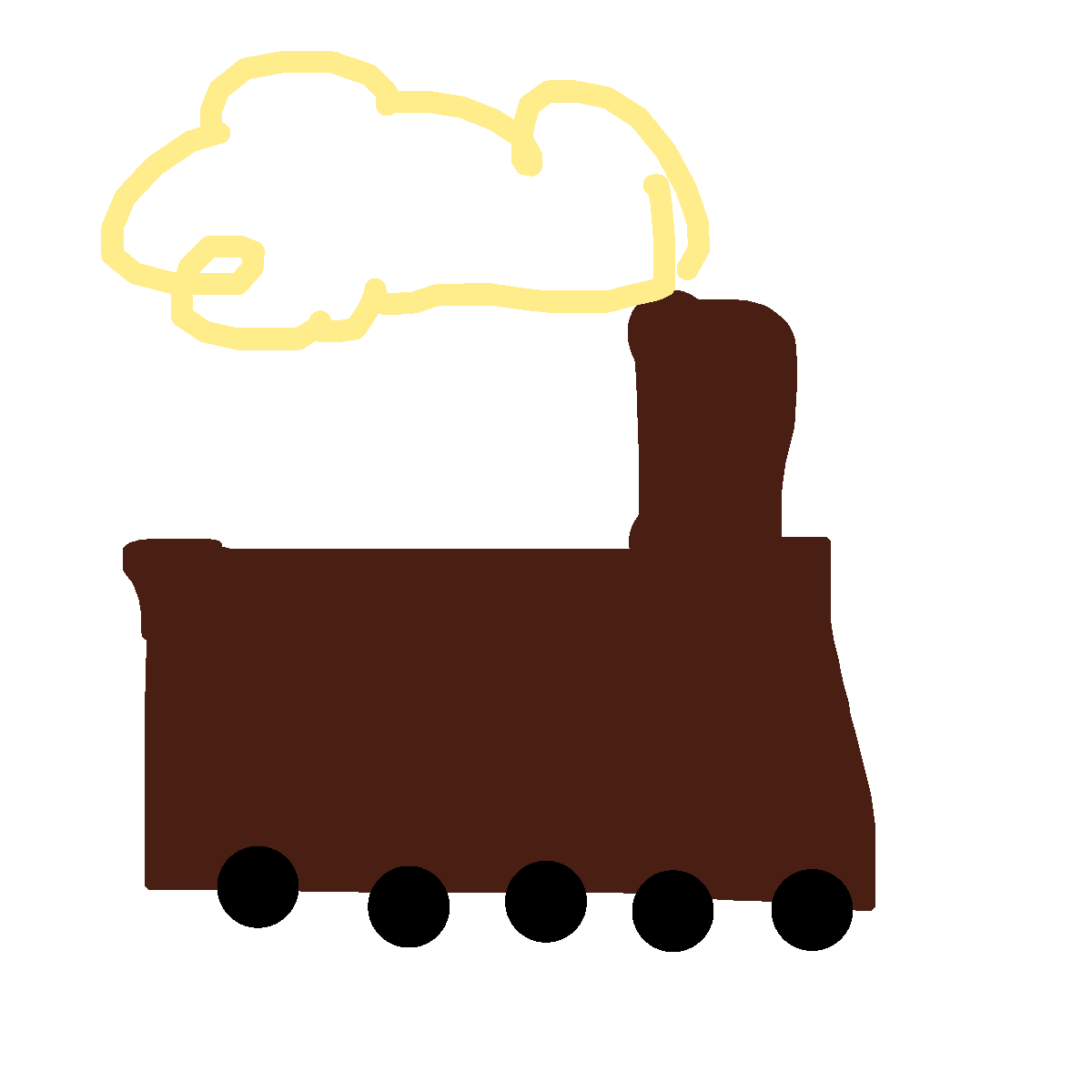 Train drawing by grou