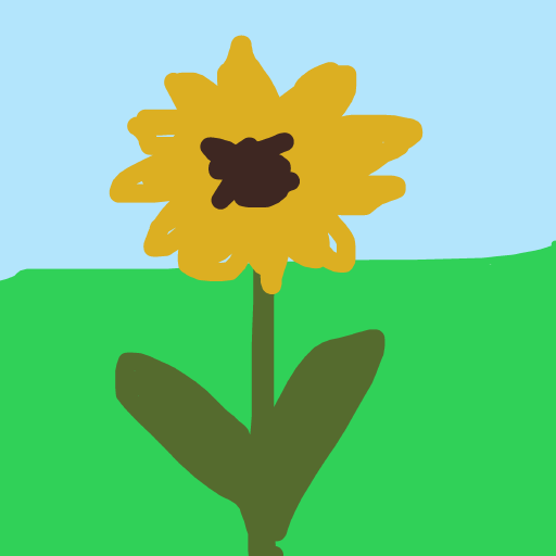 Sunflower drawing by thegreatbeargod