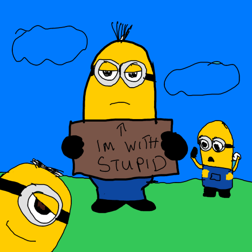 Minion drawing by Meepmorp