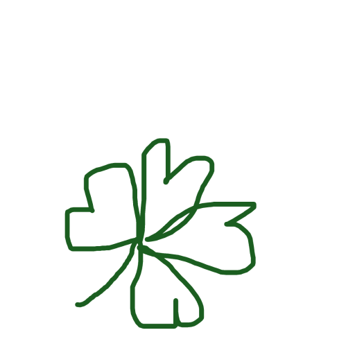 Shamrock drawing by rust-true-valor