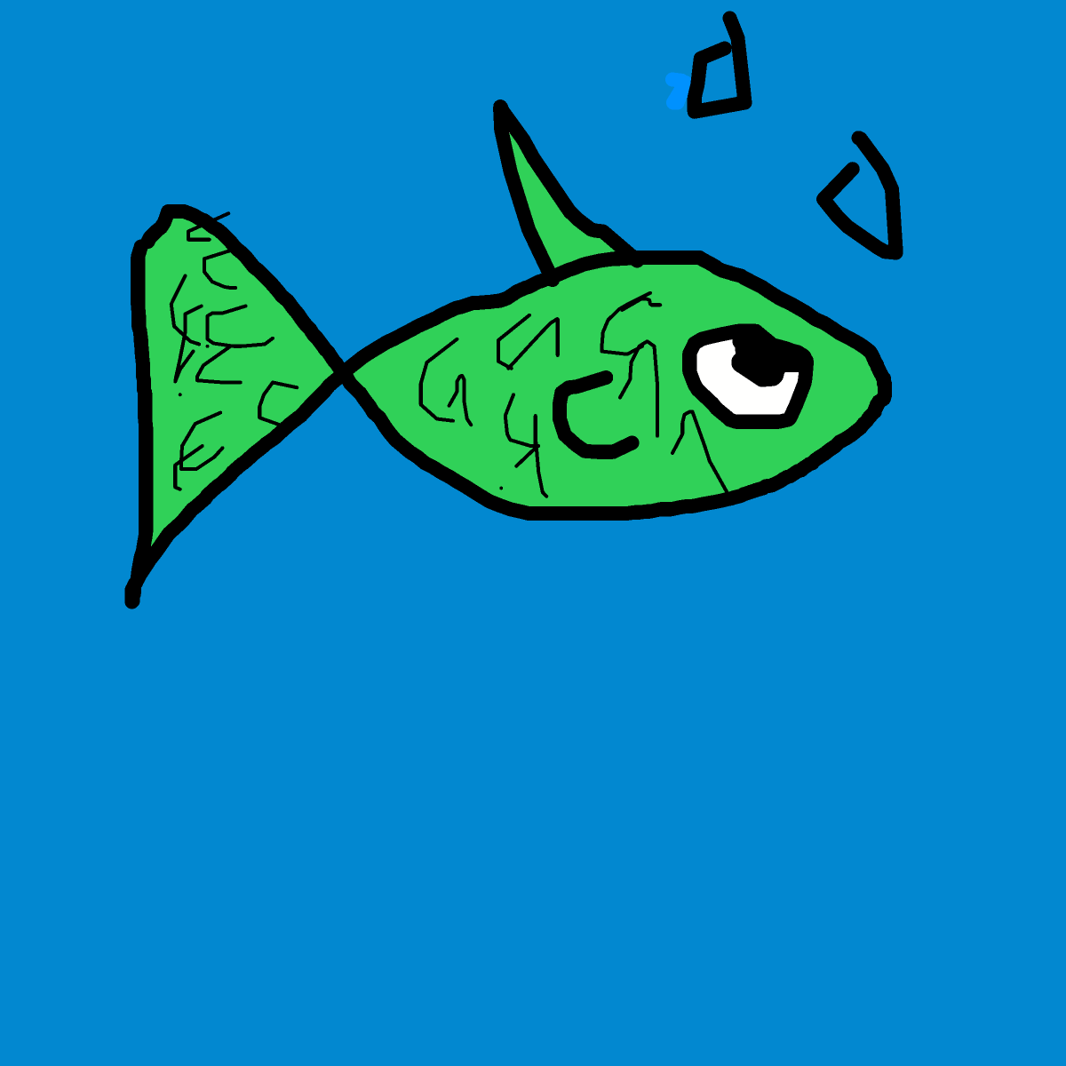 Fish drawing by troy