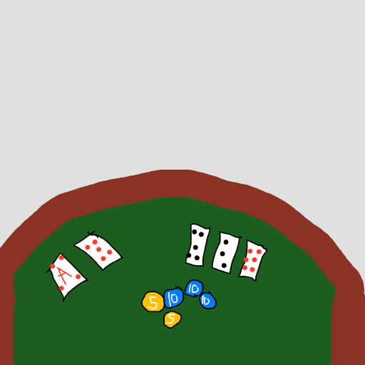 Poker drawing by paradutchman