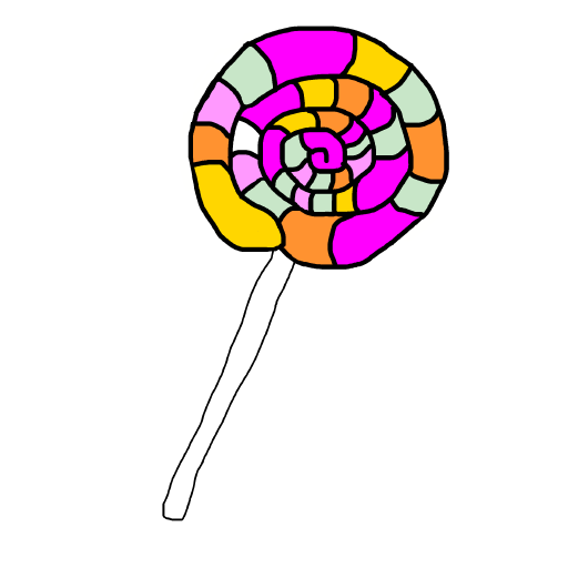 Lollipop drawing by carla