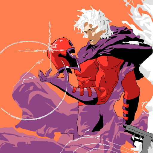 Magneto drawing by Guardianoflives