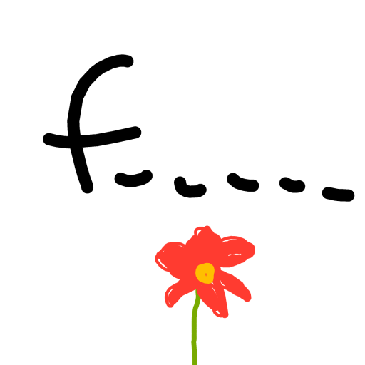 Flower drawing by Horseeeeeeeeey