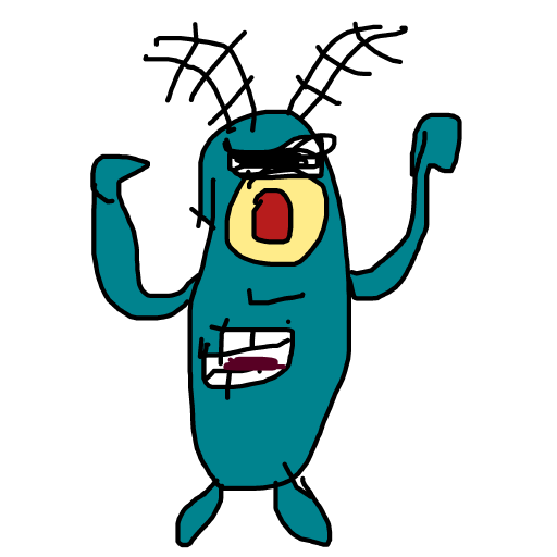 Plankton drawing by neat-sun-drawer