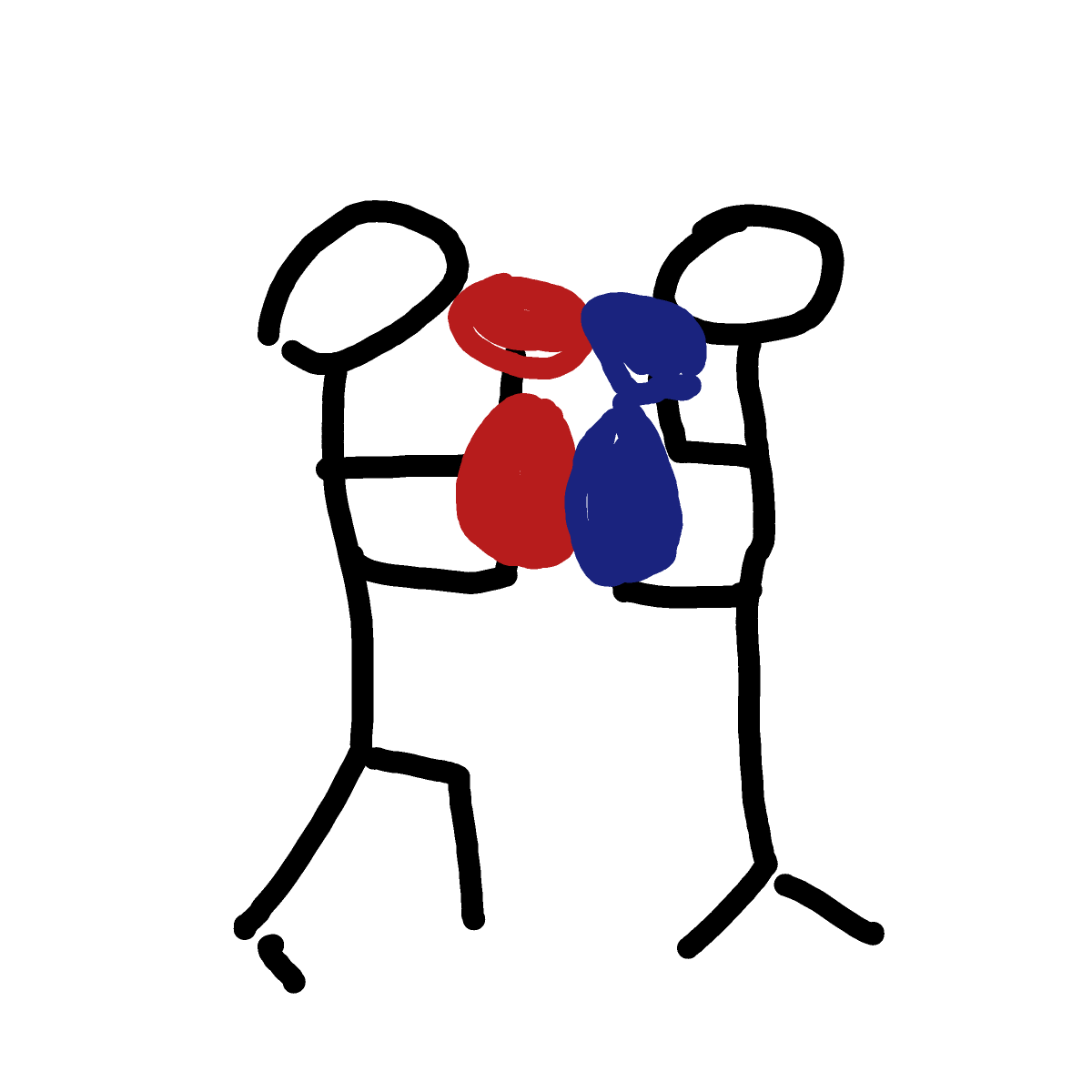 Boxing drawing by iron-wise-doodler