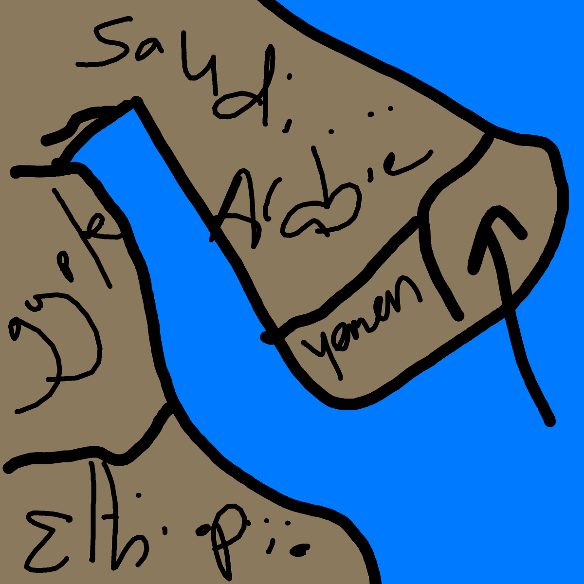 Oman drawing by Timmie