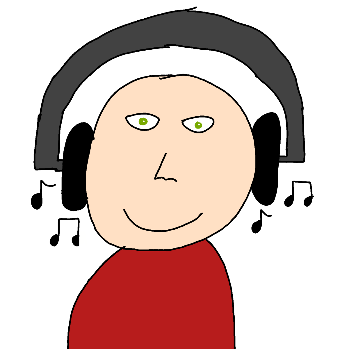 Headphones drawing by Cwis448