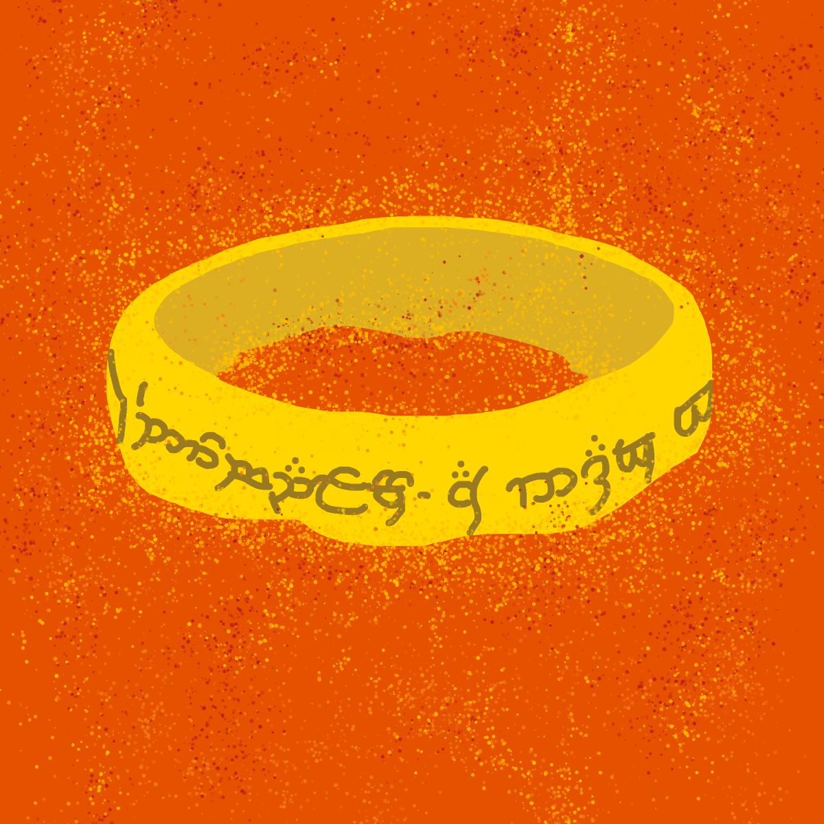 One Ring drawing by jashezilla