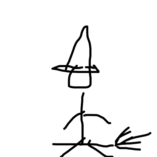 Witch drawing by bia